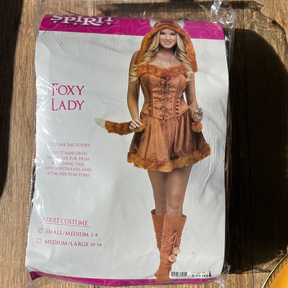 Fox lady costume size small
